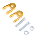 Max Height Extension Shock Absorber Motorbike Jack Up Riser Suspension Gold