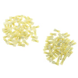Maxbell 100 Pieces Fully Female & Male Spade Terminals Crimp Connector 12-10AWG
