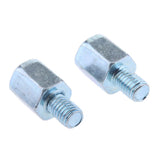 Maxbell Motorcycle Rearview Mirror 8mm Left Hand Thread to 8mm Left Hand Thread Screw