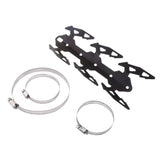 Max 24cm Motorcycle Exhaust Muffler Pipe Leg Protector Heat Shield Cover Black