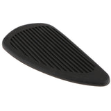 Max Motorcycle Gas Tank Pad Traction Side Fuel Knee Grips Decal Cafe Racer Black