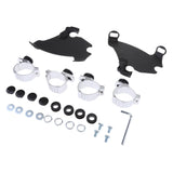 Maxbell 39mm Gauntlet Fairing Trigger Lock Mount Kit For Harley Dyna Sportster XL883