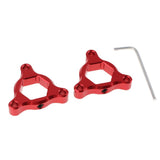 Max CNC Aluminum Motorcycle Front Suspension Fork Preload Adjusters 17mm Red