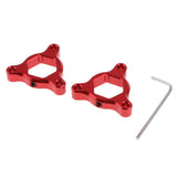 Max CNC Aluminum Motorcycle Front Suspension Fork Preload Adjusters 17mm Red