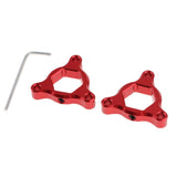 Max CNC Aluminum Motorcycle Front Suspension Fork Preload Adjusters 17mm Red