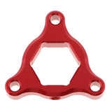 Max CNC Aluminum Motorcycle Front Suspension Fork Preload Adjusters 17mm Red