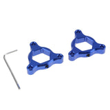 Max CNC Aluminum Motorcycle Front Suspension Fork Preload Adjusters 17mm Blue