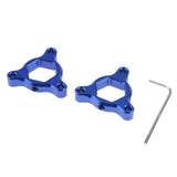 Max CNC Aluminum Motorcycle Front Suspension Fork Preload Adjusters 17mm Blue