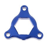 Max CNC Aluminum Motorcycle Front Suspension Fork Preload Adjusters 17mm Blue