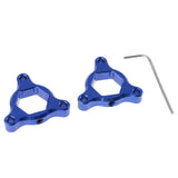 Max CNC Aluminum Motorcycle Front Suspension Fork Preload Adjusters 17mm Blue