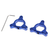 Max CNC Aluminum Motorcycle Front Suspension Fork Preload Adjusters 17mm Blue