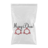Max CNC Aluminum Motorcycle Front Suspension Fork Preload Adjusters 22mm Red