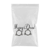 Max CNC Aluminum Motorcycle Front Suspension Fork Preload Adjusters 22mm Black