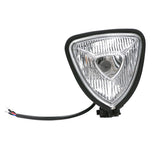 Max Motorbike Retro Triangle LED Headlight for Harley Tourism Suzuki Honda White