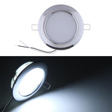 Maxbell Chrome RV Boat Recessed Ceiling Light LED Panel Light DC 12V 4.5W Cool White