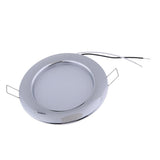 Maxbell Chrome RV Boat Recessed Ceiling Light LED Panel Light DC 12V 4.5W Cool White