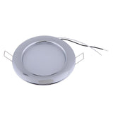 Maxbell Chrome RV Boat Recessed Ceiling Light LED Panel Light DC 12V 4.5W Cool White