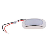 Maxbell 3" LED Oblong Courtesy Light Surface Mount Boat Yacht Stair Deck Garden Blue