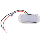 Maxbell 3" LED Oblong Courtesy Light Surface Mount Boat Yacht Stair Deck Garden Blue