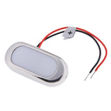 Maxbell 3" Blue LED Oblong Courtesy Light Surface Mount Boat Yacht Stair Deck Garden