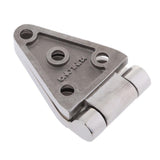 Maxbell 304 Stainless Steel Polished Flush Door Hinge for Boat Marine Home