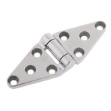 Maxbell 304 Stainless Steel Polished Flush Door Hinge for Boat Marine Home