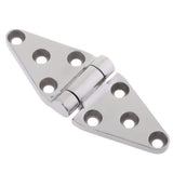 Maxbell 304 Stainless Steel Polished Flush Door Hinge for Boat Marine Home