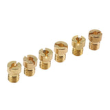 Max M5 Thread Motorcycle Main Jet Kit Carburetor 120-132 6 Size Injector Nozzle