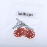 Max Universal Motorcycle Screws License Plate Frame Bolts Fasteners 6mm Orange