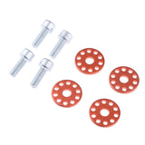 Max Universal Motorcycle Screws License Plate Frame Bolts Fasteners 6mm Orange