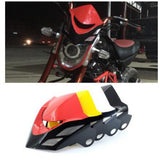 Max Headlight Cover Wind Shield Screen for Honda Grom MSX125 2014-2015 Red