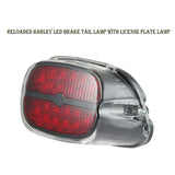 Maxbell LED Brake Tail Light License Plate Lamp for Harley XL883/1200N Dyna Softail