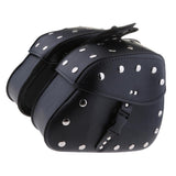 Maxbell Waterproof Motorcycle Saddlebags Motorbike Saddle Bags Storage Tool Pouch Left & Right Side - Black