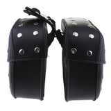 Maxbell Waterproof Motorcycle Saddlebags Motorbike Saddle Bags Storage Tool Pouch Left & Right Side - Black
