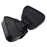 Maxbell Waterproof Motorcycle Saddlebags Motorbike Saddle Bags Storage Tool Pouch Left & Right Side - Black