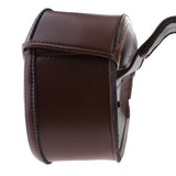 Maxbell MOTORCYCLE BROWN LEATHER SADDLEBAGS for HARLEY 28 x 20 x 10 cm