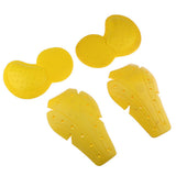 Max Motorcycle Motocross CE Approved Armour Hip & Knee Protection Pads Yellow