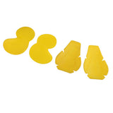Max Motorcycle Motocross CE Approved Armour Hip & Knee Protection Pads Yellow