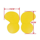 Max Motorcycle Motocross CE Approved Armour Hip & Knee Protection Pads Yellow