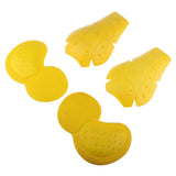 Max Motorcycle Motocross CE Approved Armour Hip & Knee Protection Pads Yellow