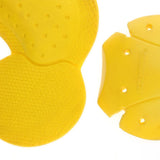 Max Motorcycle Motocross CE Approved Armour Hip & Knee Protection Pads Yellow