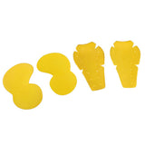 Max Motorcycle Motocross CE Approved Armour Hip & Knee Protection Pads Yellow