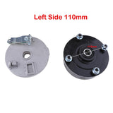 Max 4 Studs Drum Brake Housing Wheel Hub+Shoes 110cc 125cc ATV Quad 110mm Left