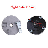 Max 4 Studs Drum Brake Housing Wheel Hub+Shoes 110cc 125cc ATV Quad 110mm Right