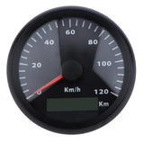 Maxbell Stainless Steel Anti-fog Glass 85mm Speed Odometer 0~120km/h  Backlight #2