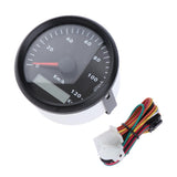 Maxbell Stainless Steel Anti-fog Glass 85mm Speed Odometer 0~120km/h  Backlight #2