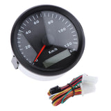 Maxbell Stainless Steel Anti-fog Glass 85mm Speed Odometer 0~120km/h  Backlight #2
