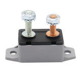 Max 12V / 24V Circuit Breaker & Cover Dual Battery Fuse Automatic Auto Reset 15A