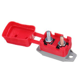 Max 12V / 24V Circuit Breaker & Cover Dual Battery Fuse Automatic Auto Reset 15A
