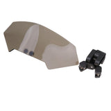 Maxbell Motorcycle Clip-on Windshield Windscreen Extension Deflector Universal Smoke